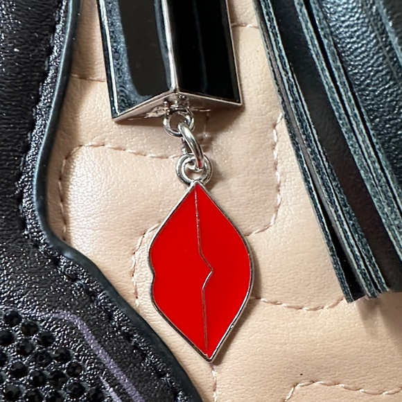 Black and Red High Heel And Lipstick Keychain and Bag Charm - Picture 9 of 11